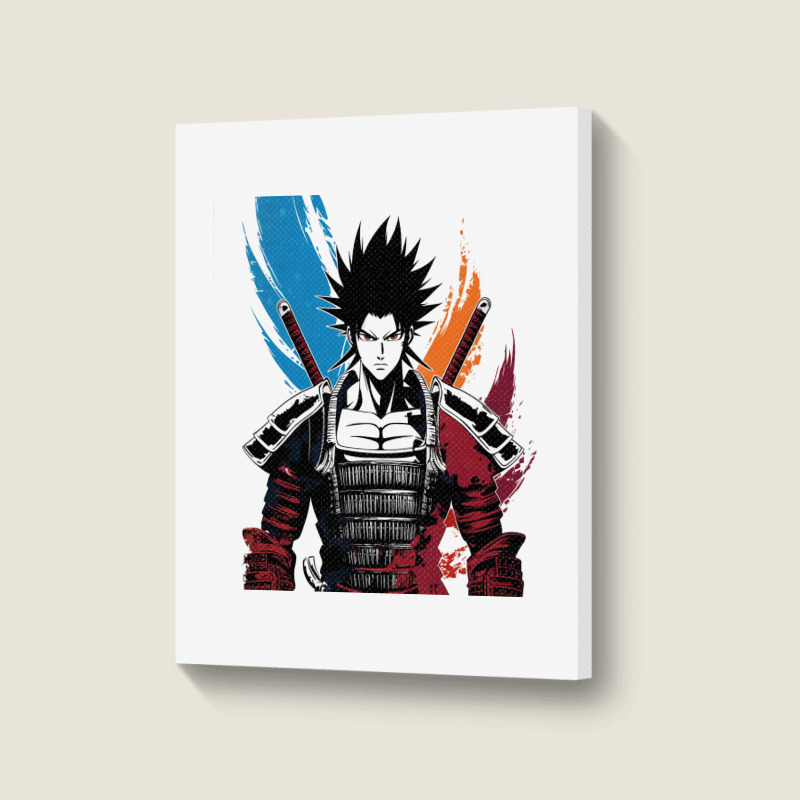 Ninja Samurai Portrait Canvas Print | Artistshot