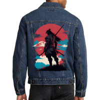 Ninja Samurai Men Denim Jacket | Artistshot