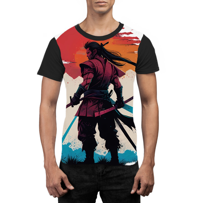 Ninja Samurai Graphic T-shirt | Artistshot