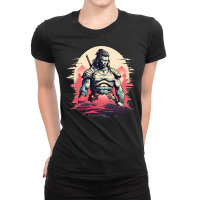 Ninja Samurai Ladies Fitted T-shirt | Artistshot