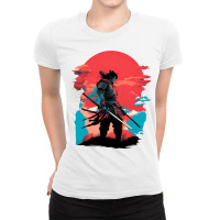 Ninja Samurai Ladies Fitted T-shirt | Artistshot