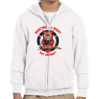 Owl Photographer Youth Zipper Hoodie | Artistshot