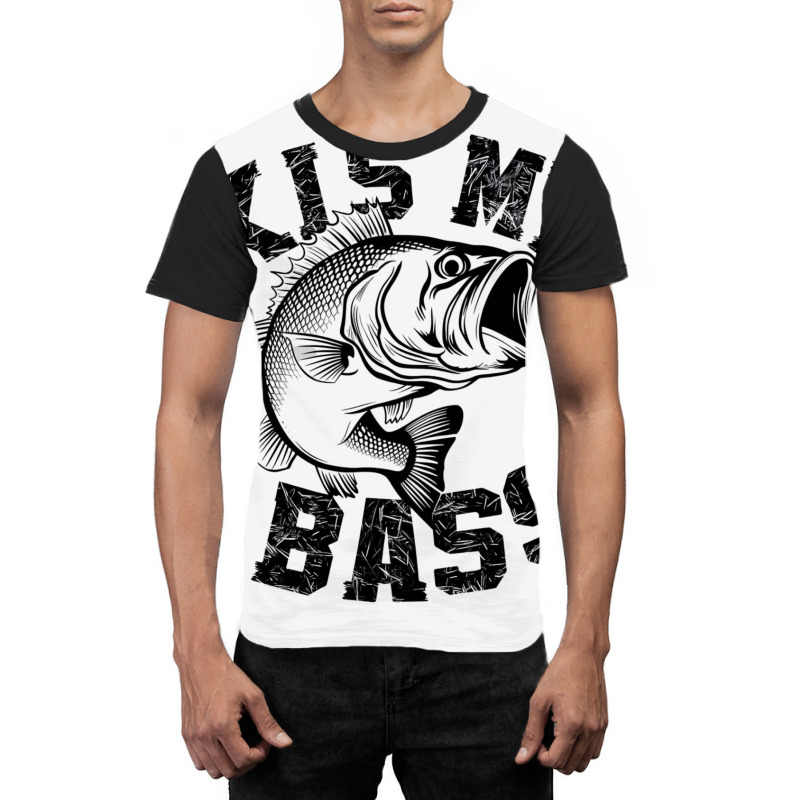 A Bass Fish Graphic T-shirt by Donna Schennum | Artistshot