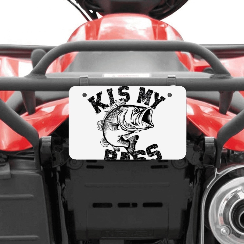 A Bass Fish Atv License Plate | Artistshot