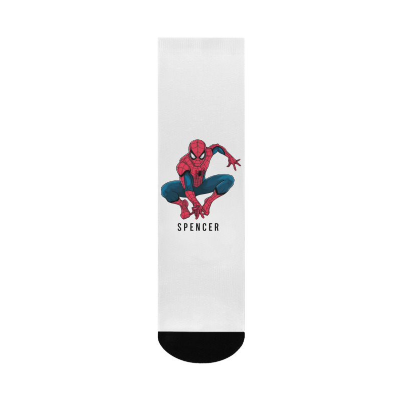 Spiderman Crew Socks | Artistshot