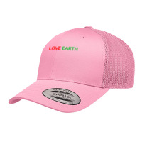 Love Earth Activist Conservationist Ecologist Green Thinking Long Slee Retro Trucker Cap | Artistshot