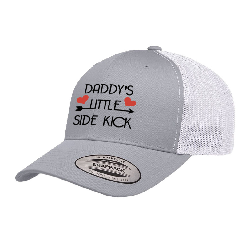 Daddys Little Side Kick Retro Trucker Cap by nailunhaydar | Artistshot