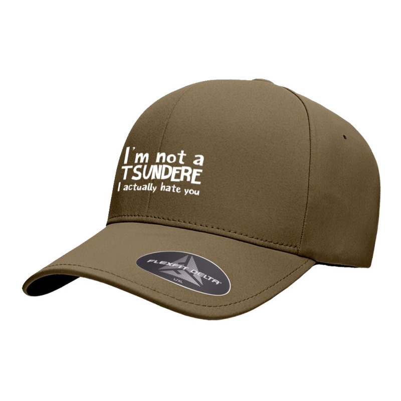 Im Not A Tsundere I Actually Hate You Seamless Cap by Gretchen Minnis | Artistshot