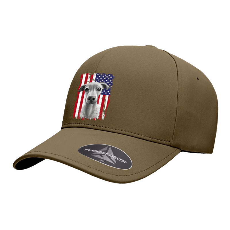 Dogs 365 Distress American Flag Italian greyhound Dog Usa Premium T S Seamless Cap by kalaiahfry | Artistshot