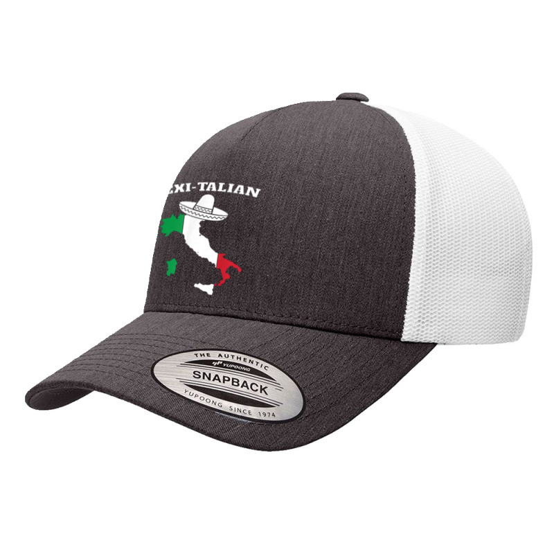 Mexitalian! Funny Cinco De Mayo Mexican Italian Yupoong Trucker Cap by AMderra12 | Artistshot