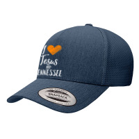 I Love Jesus And Tennessee  Orange Heart Cute Fan Gift Yupoong Trucker Cap | Artistshot