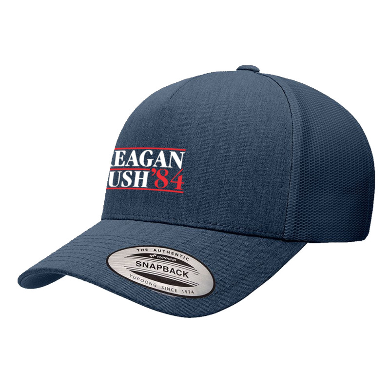 Reagan Bush '84 80's Yupoong Trucker Cap by saterseim | Artistshot