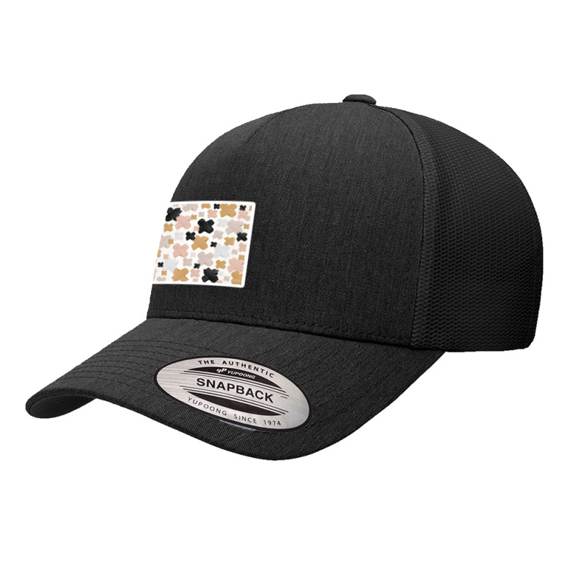 Herringbone Acrylic Blush And Grey Pa Funnylette 36060774 Yupoong Trucker Cap | Artistshot