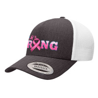 Strong With Cross Ribbon Yupoong Trucker Cap | Artistshot