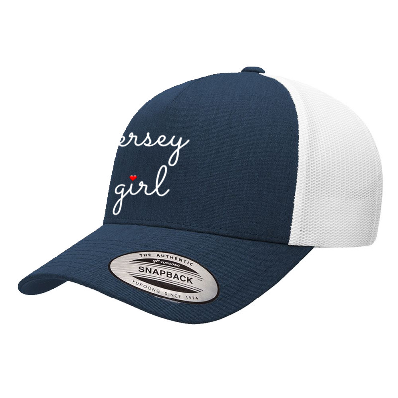 New Jersey Girl On The Shore Garden State Beach Long Sleeve T Shirt Yupoong Trucker Cap | Artistshot