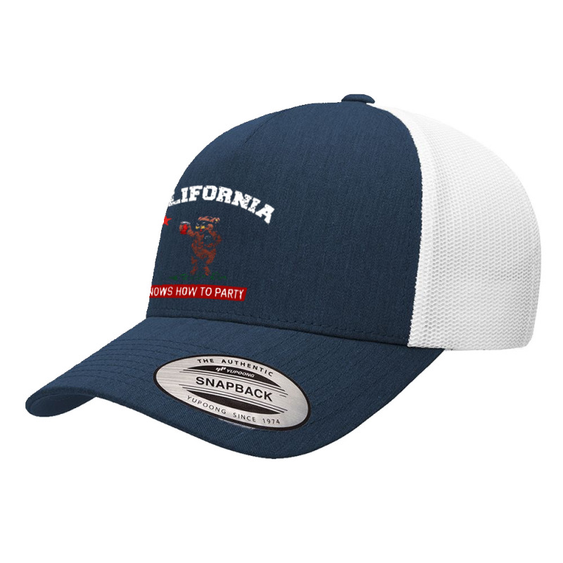 California Republic Knows How To Party Yupoong Trucker Cap by saterseim | Artistshot