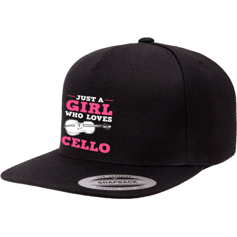 Just A Girl Who Loves 5 panel snapback cap by Lissette | Artistshot