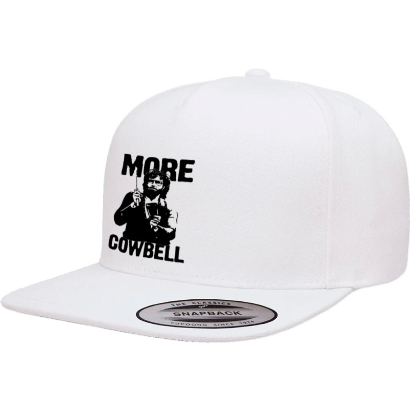 More Cowbell 5 panel snapback cap by saterseim | Artistshot