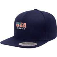 Kung Fu American Usa Flag | Kung Fu Martial Art T-shirt 5 Panel Snapback Cap | Artistshot