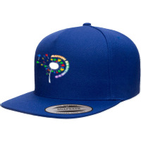 Autism Awareness T  Shirt Autism T  Shirt Autism Dandelion Flower Puzz 5 Panel Snapback Cap | Artistshot