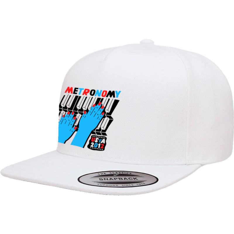 Metronomy Electronic Müsic 5 panel snapback cap by garra magazine | Artistshot