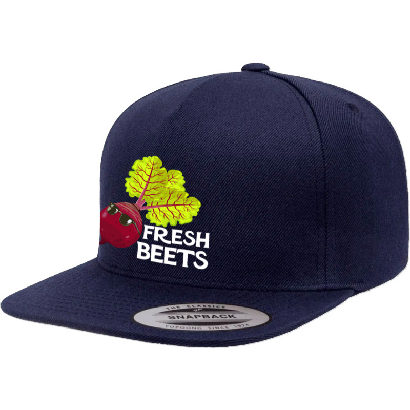 Funny Fresh Beets Organic Vegetable 5 panel snapback cap by AdeArt | Artistshot