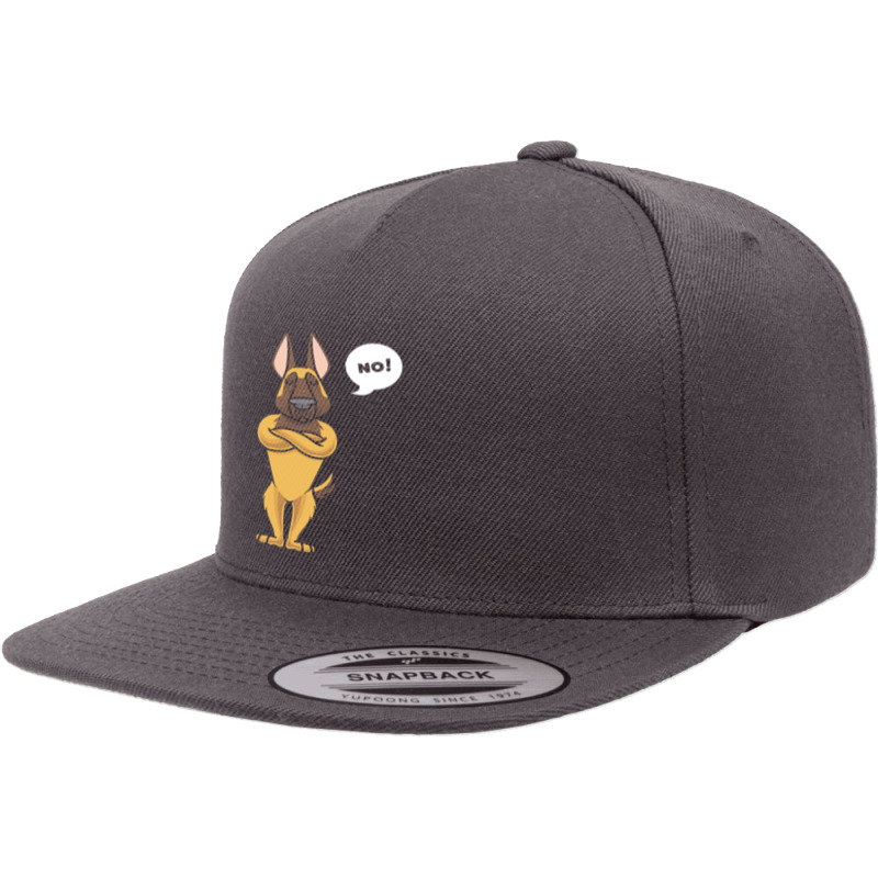 Shepherd Dog T  Shirt Stubborn Malinois Dog Belgian Shepherd Dog T  Sh 5 panel snapback cap by tremblayalbin995 | Artistshot