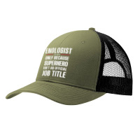 Gift For Superhero Enologist Pa Trucker Cap | Artistshot