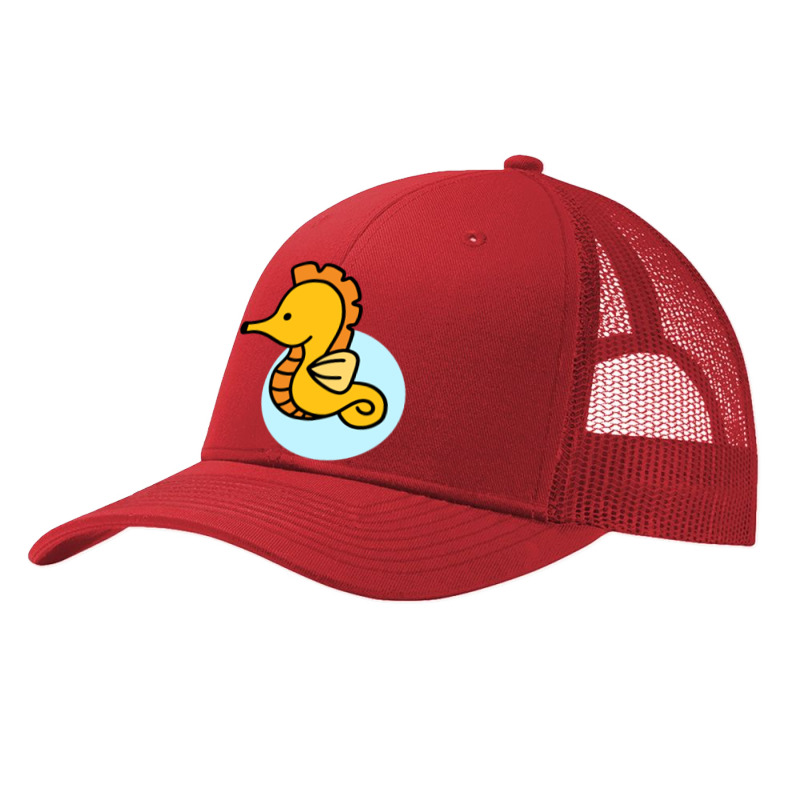 Baby Yellow Seahorse Pa Trucker Cap by Morspective | Artistshot