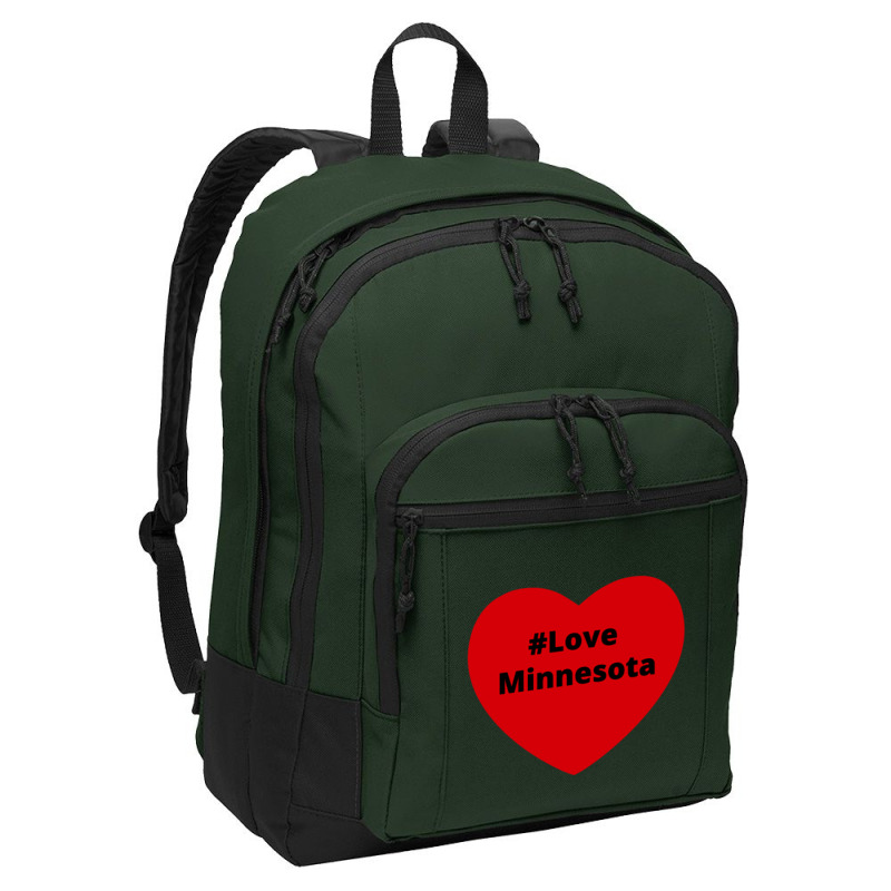 Love Minnesota, Hashtag Heart, Love Minnesota 2 Basic Backpack | Artistshot