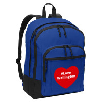 Love Wellington, Hashtag Heart, Love Wellington Basic Backpack | Artistshot