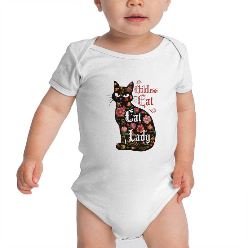 Childless Cat Lady Baby Bodysuit by Donna Schennum | Artistshot