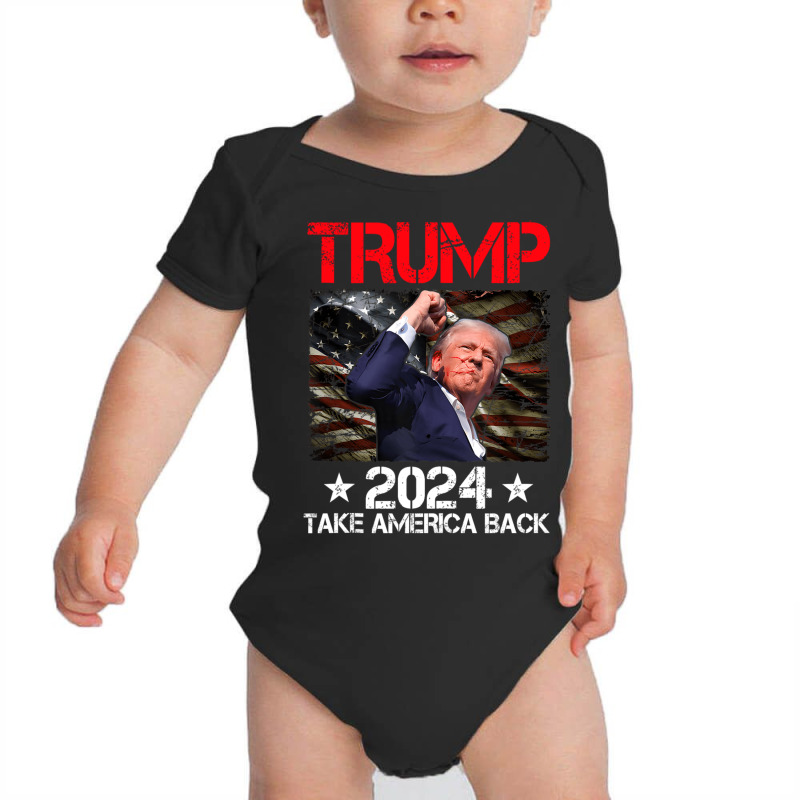 Trump 2024 Take America Back Baby Bodysuit | Artistshot