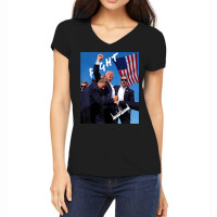 Fight Trump Women's V-neck T-shirt | Artistshot