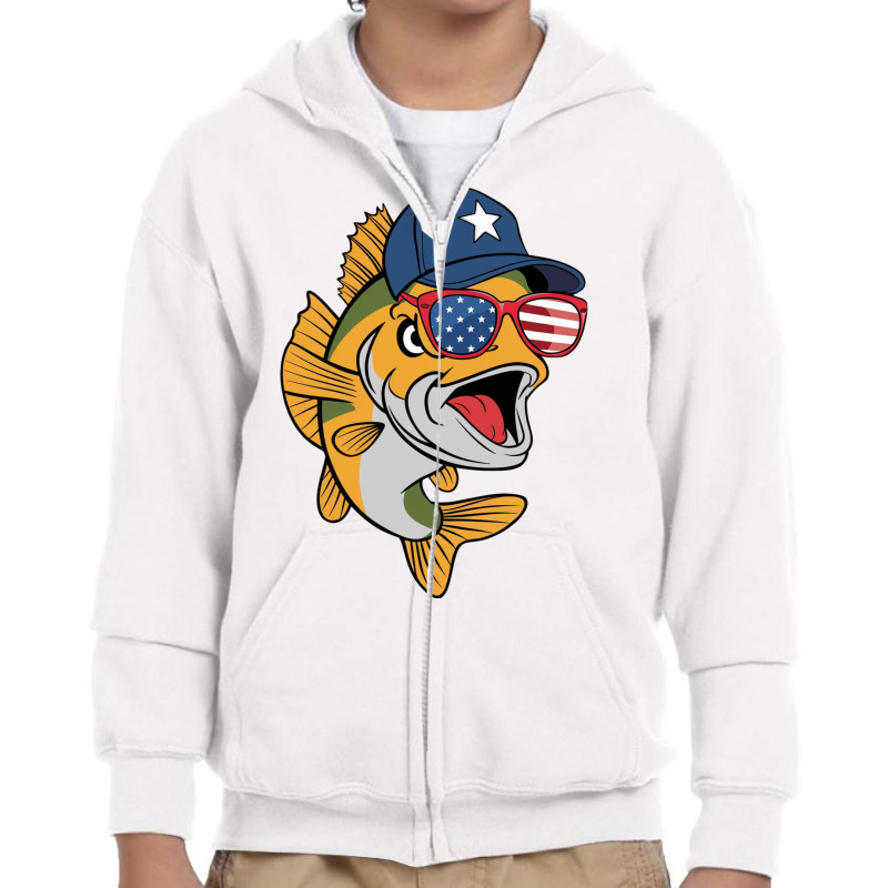 A Large Fish Youth Zipper Hoodie | Artistshot