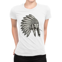 An Indian Chief Ladies Fitted T-shirt | Artistshot