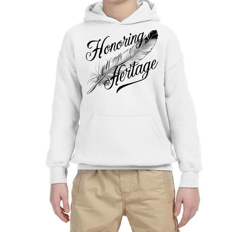 Honoring Heritage Youth Hoodie by Donna Schennum | Artistshot