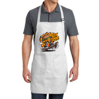 A Burger Riding A Skateboard Full-length Apron | Artistshot