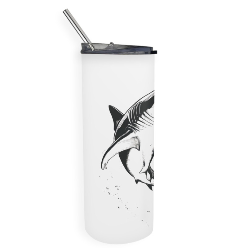 A Shark Skinny Tumbler | Artistshot