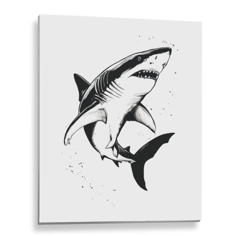 A Shark Metal Print Vertical | Artistshot