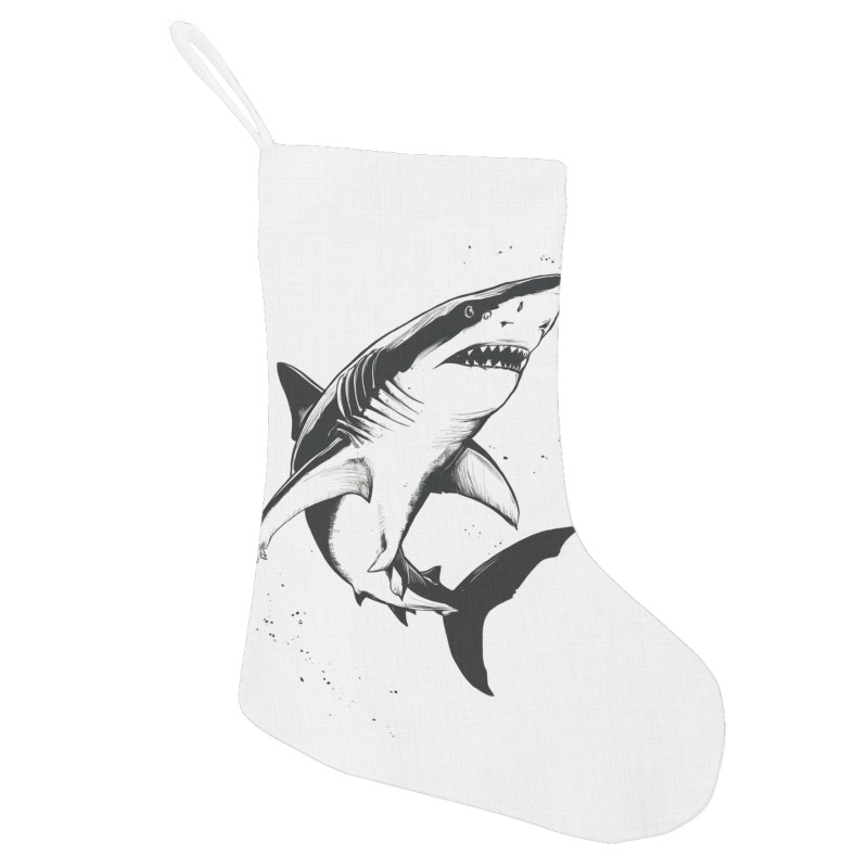 A Shark Holiday Stocking | Artistshot