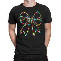 Christmas Light Bow T-shirt | Artistshot