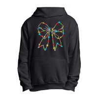 Christmas Light Bow Urban Pullover Hoodie | Artistshot