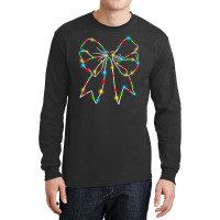 Christmas Light Bow Long Sleeve Shirts | Artistshot