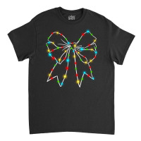 Christmas Light Bow Classic T-shirt | Artistshot