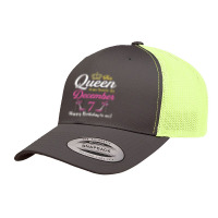 This Queen Was Born On December 7 Birthday High Heels T Shirt Retro Trucker Cap | Artistshot