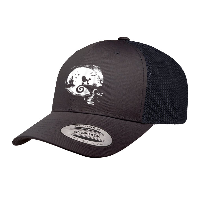 Poodle Dog And Moon Halloween Costume Dog Lover Funny Retro Trucker Cap | Artistshot