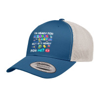 Kids Back To Kindergarten Tee 1st Day Of Kindergarten Retro Trucker Cap | Artistshot