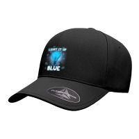 Light It Up Blue Autism I Wear Blue For Awareness Seamless Cap | Artistshot