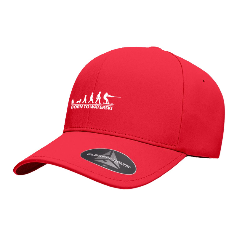 Born To Waterski Seamless Cap by michaelnaher | Artistshot